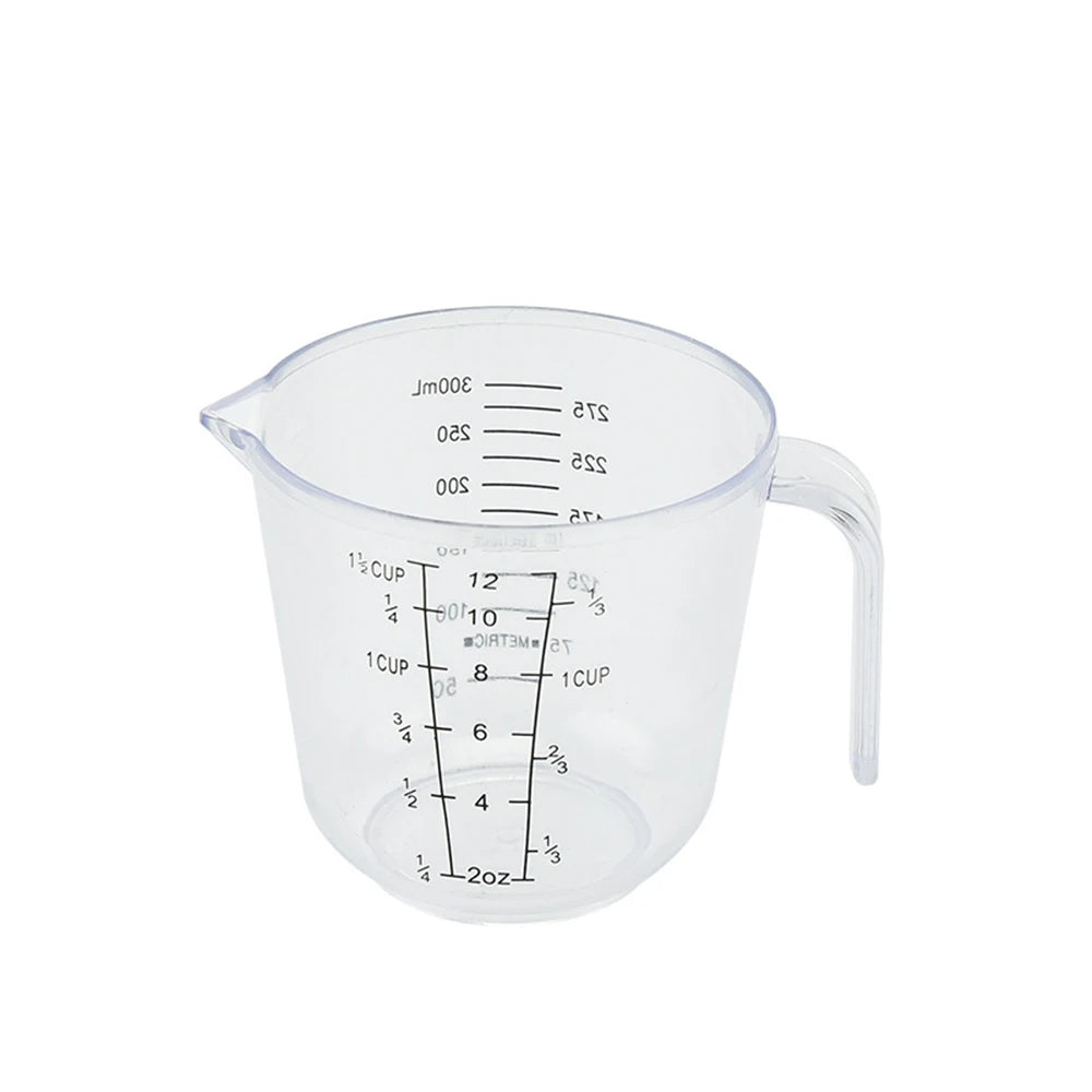 Plastic Measuring Cup Large Capacity Graduated Milliliters Handle Device Household High-temperature Resistant Kitchen Tools