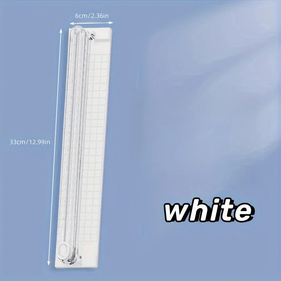 1PC Portable A3/A4 Paper Cutter Trimmer, Uncharged Manual Cutting Tool Made with Durable Plastic,  School, Home, and Office Use