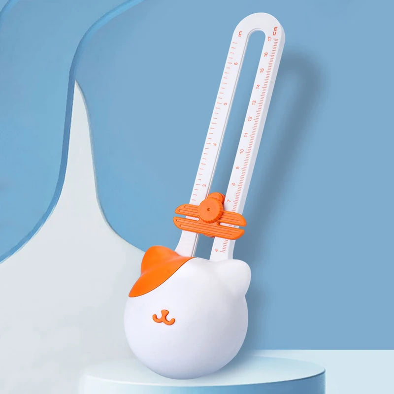 360-Degree Precision Circle Cutter - Stainless Steel Paper Trimmer For Diy Crafts, Students, 3.93" To 12.6" Diameter