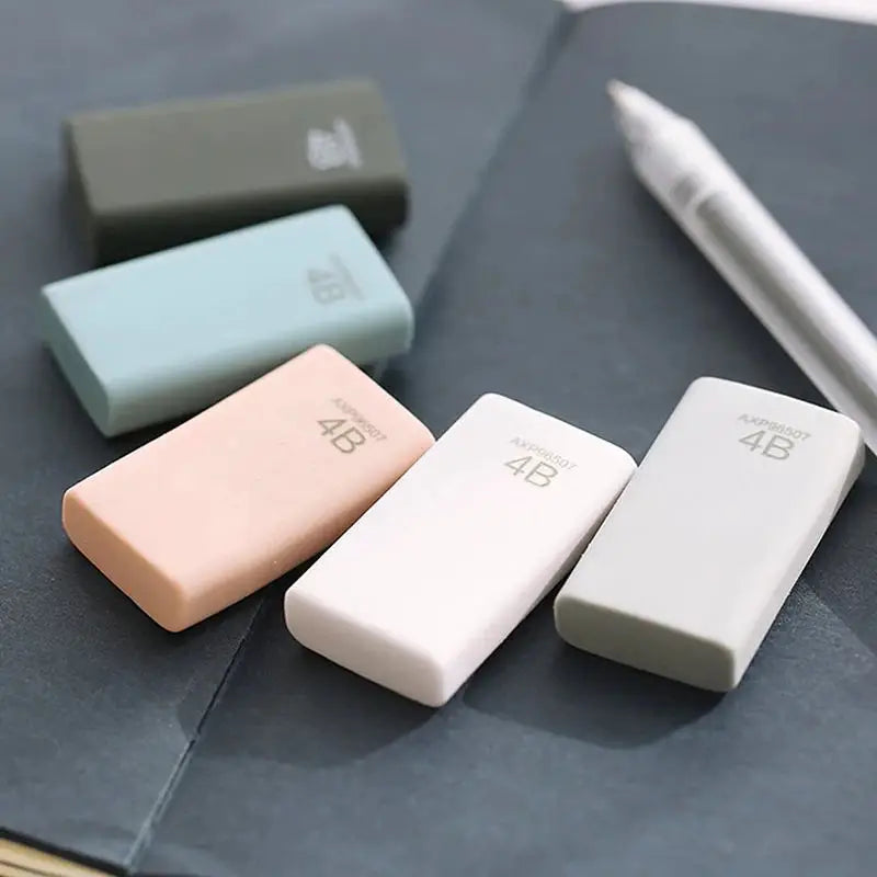 1pcs 4B Art Eraser Korean Stationery Sketch Pencil Eraser Clean Rubber Erasers for Students Office School Supplies Random Color