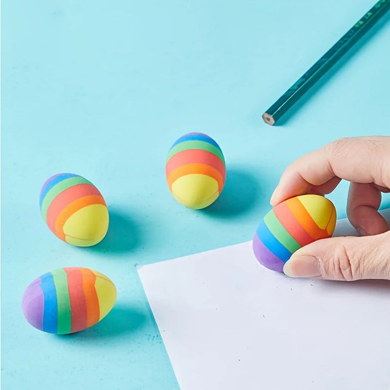 Colorful  Rubber Erasers - Fun, Vibrant, and Effective Writing Tools for Students and Office - Back to School Essentials