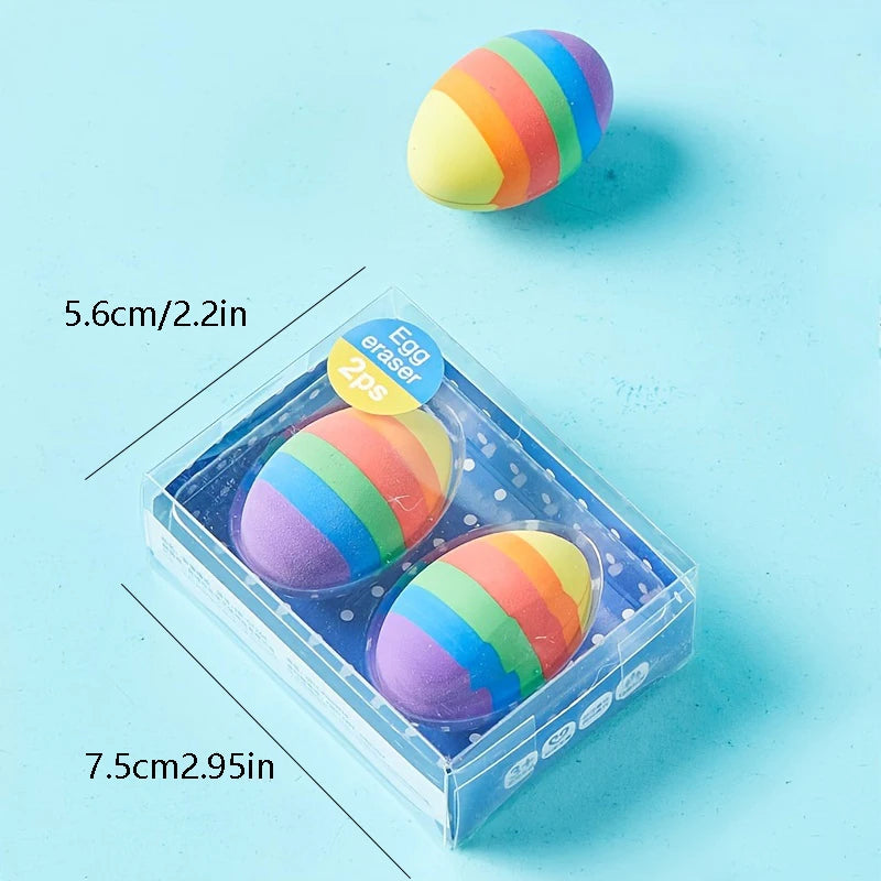 Colorful  Rubber Erasers - Fun, Vibrant, and Effective Writing Tools for Students and Office - Back to School Essentials