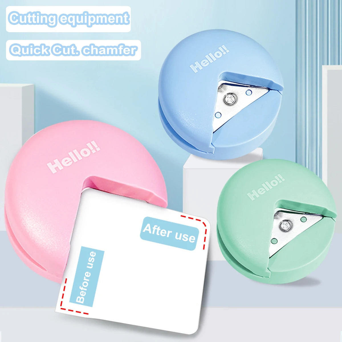 1pc R4 fillet cutting machine, loose-leaf arc chamfer, photo, greeting card, cardstock cutting tool