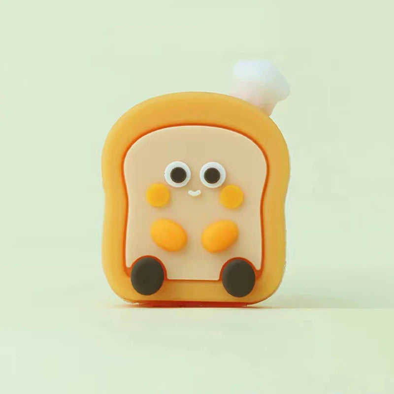 1 Pc Cute Kawaii Butter Toast Pencil Sharpener School Office Supply Creative Stationery Lovely Dessert
