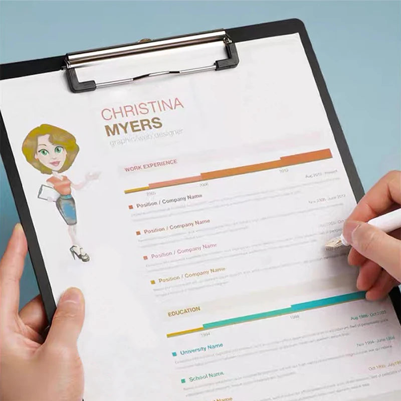 1pc A4 Folder, File Manager, Clipboard with Cover, A4 Folder for Business and School Use, Stationery and Office Supplies