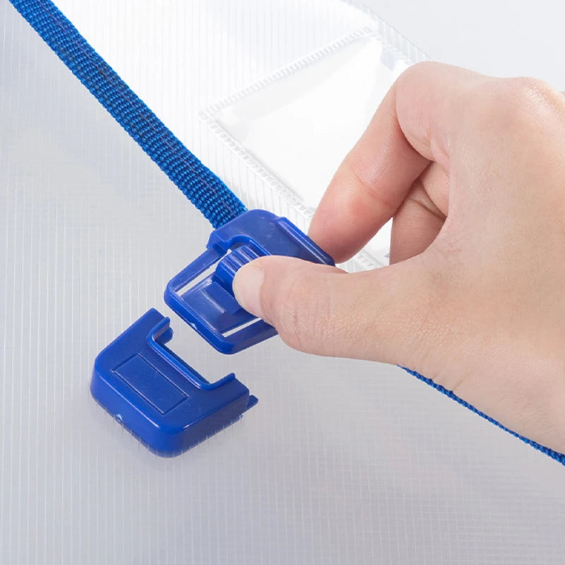 A4 Portable File Bag Briefcase Handbag Waterproof File Organizer Folders Paper Document Storage Bag Large Office Organizers