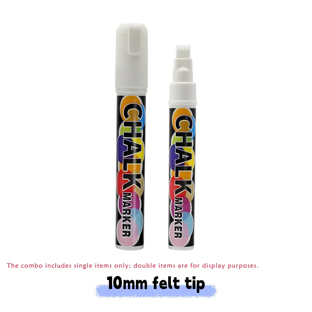 White Liquid Chalk Graffiti Erasable Advertising Fluorescent Board Pen Water-soluble Dust-free and Dirty Hands Chalkboard Pen
