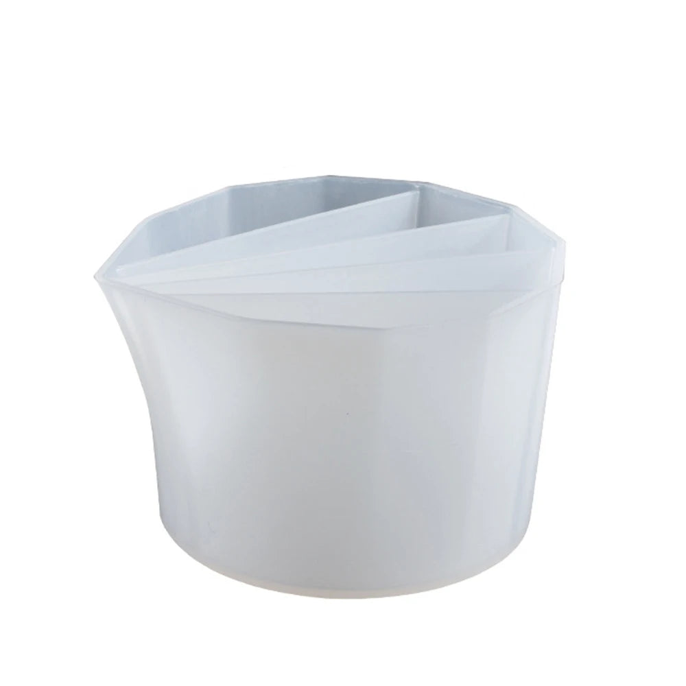 2/3/4/5 Grids Silicone Split Cup Epoxy Mix for Paint Pouring Cups DIY Resin Mold Fluid Art Drawing Split Cups Making Tools